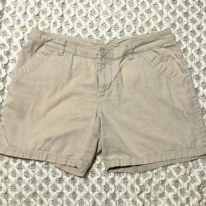 Columbia 100% cotton khaki hiking fishing outdoor 4 pocket breathable short